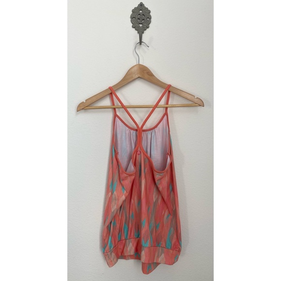 PrAna • Andie Abstract Print Thin Racerback Strap Activewear Tank Top - Picture 9 of 14